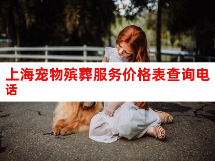 上海宠物殡葬服务价格表查询电话